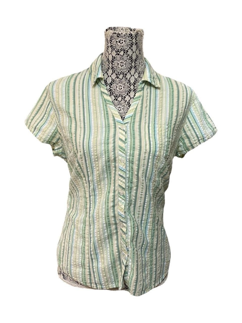 Sonoma Stripped Short Sleeve Top